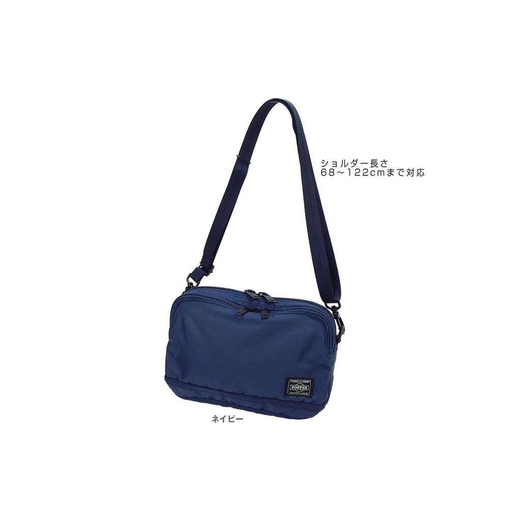Authorized Retailer Flash Horizontal Shoulder Bag by Yoshida [Porter] & Co. (Navy/NV)