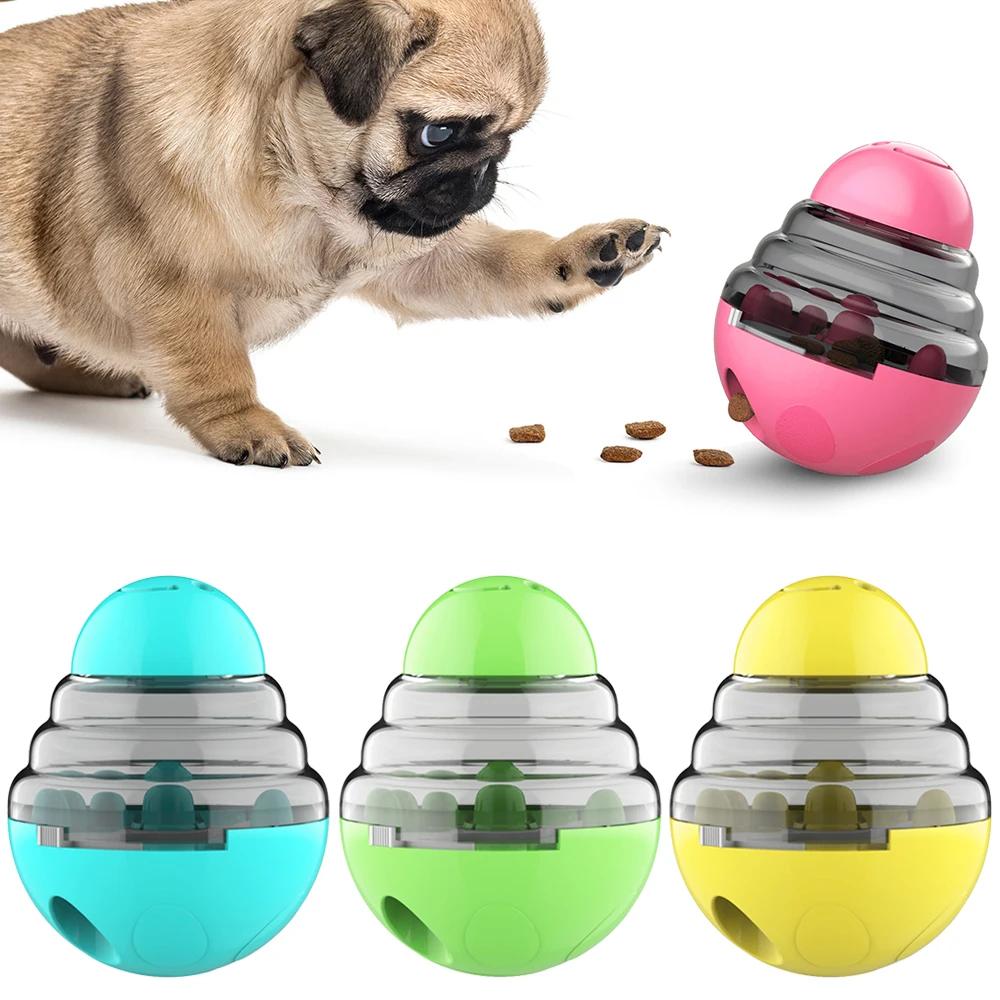 2026 Dog Toy Treat Dispenser for Small Big Dogs Interactive Shaking Leakage Food Container Increases IQ Tumbler Pet Track Rolling Toy