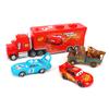 Non-Toxic 8Pcs/Box Pixar Cars Gift Box Metal Diecast Mater Lightning Mcqueen Jackson Uncle Truck Car Model Toy Children Christmas Toys