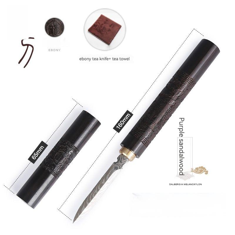 GIANXI Wooden Tea Knife Chinese Tea Ceremony Accessories Tea Brick Pu 'er Tea Tool Tea Needle Kung Fu Tea Set Conical Needle