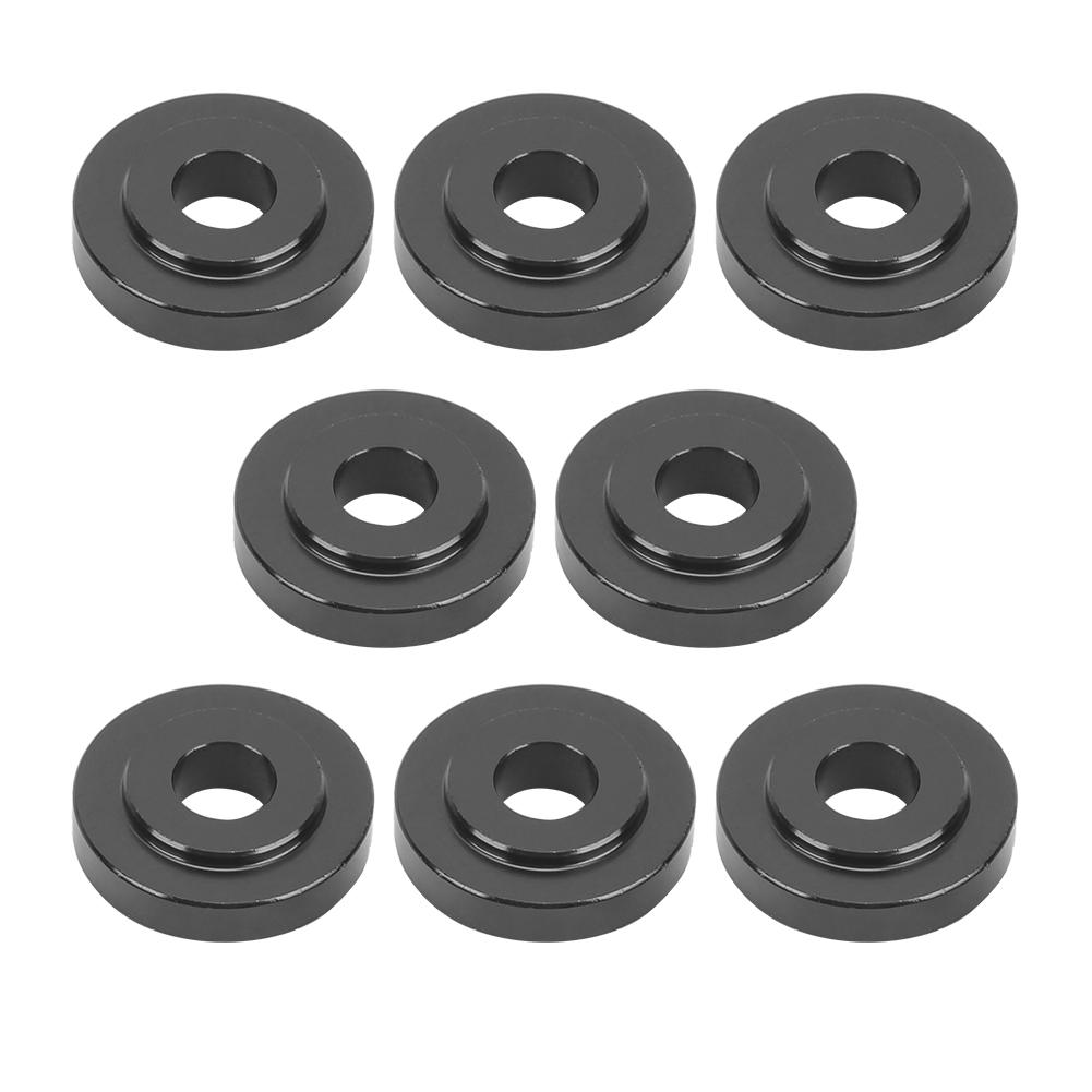 8pcs Aluminum Auto Car Shifter Bushing Set Kit Fits for Honda Civic AcuraBlack