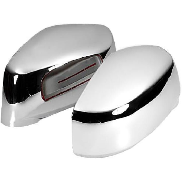 Triple Chrome Mirror Cover Trims For 2005 2006 2007 2008 2009 2010 Nissan Versa Tiida Latio