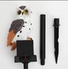 Solar-Powered LED Owl Garden Lamp - Resin Animal Yard Decor
