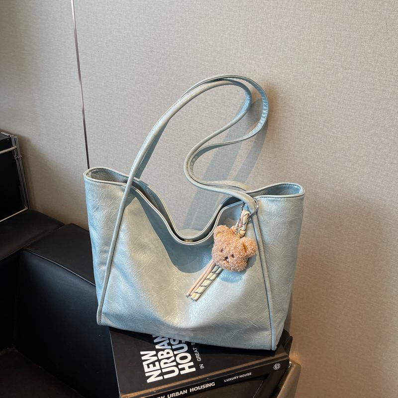 Einfache übergroße Tasche Damen 2025 neu große Kapazität Studententasche modische Schultertasche Tide