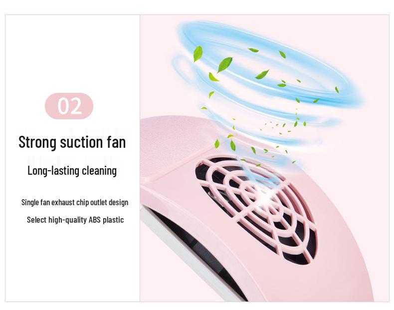 858-M5 Aspirateur de poussière de manucure avec aspiration puissante