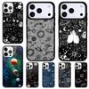 Astronaut Stars Constellation Phone Case for iPhone 17 Air 16 15 11 12 14 13 Pro Max Shockproof Cover