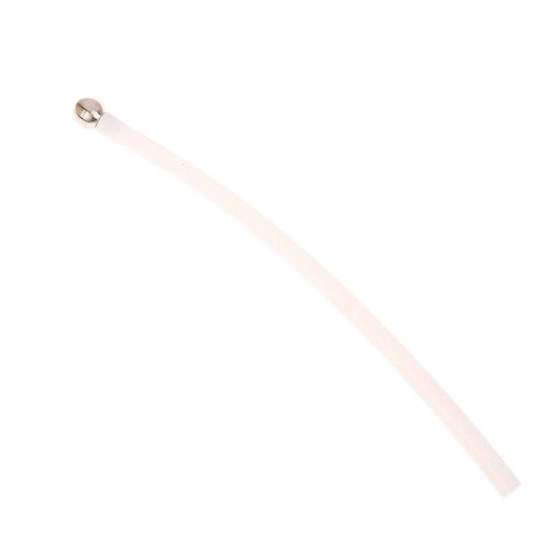 1Pc 24cm Foam Cannon Soft Straw Pipette With Stainless Steel Gravity Ball Filter Colorful Silicone Rubber