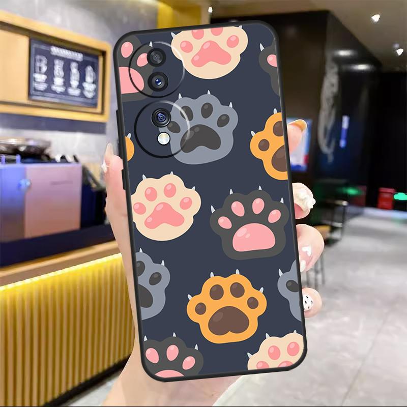 

Чехол с рисунком «Милые смешные лапки кошек» Для Honor Magic 6 7 8 Pro Для Honor 90 70 50 Lite 400 200 X8c X8b X9a X9b X9c X9d Win RT Honor X8c
