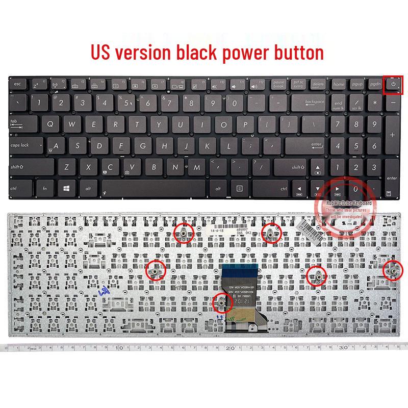 Compatible Keyboard for ASUS N501J, N501JM, N541L/LA, Q501, Q501L, Q501LA Models