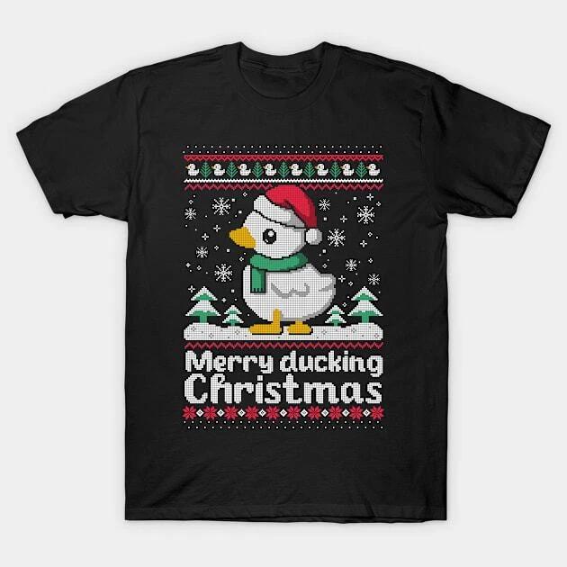 Merry ducking christmas ugly christmas sweater Made in Australia T-Shirt M