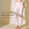 Reine Baumwollflanell Damen Dünne Einfarbige Antibakterielle Warme Basisschicht Hose - 2025 Herbst/Winter Kollektion