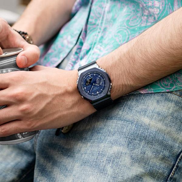 Casio Men's G-SHOCK GM-2100N-2AJF [G-SHOCK 20 Atm Waterproof GM-2100 Series] Watch Blue