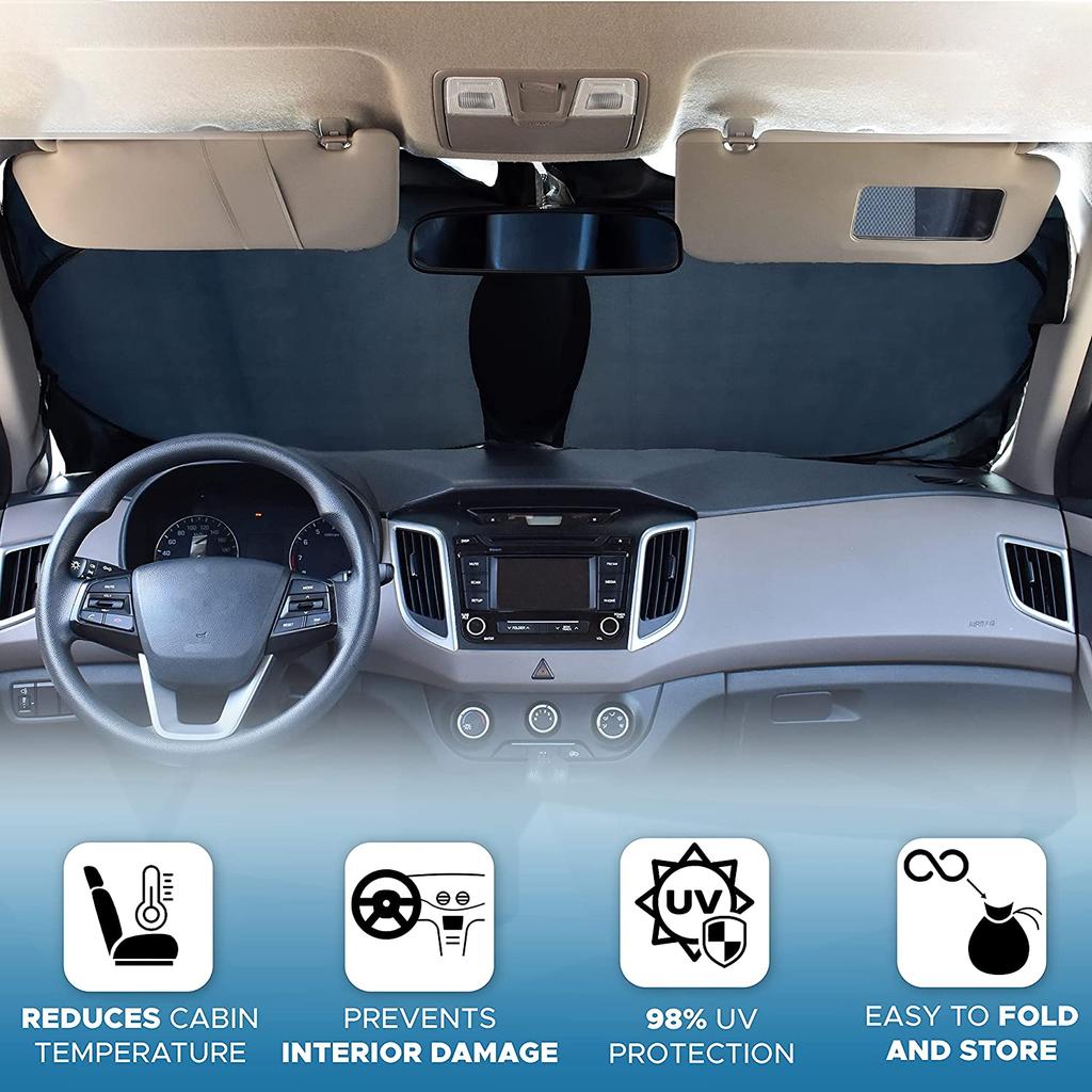 Auto Windschutzscheiben-Sonnenschutzabdeckung für Mercedes Benz C-Klasse 2008-2026 2026 Frontscheiben-Sonnenschutz UV-Schutz Innenzubehör