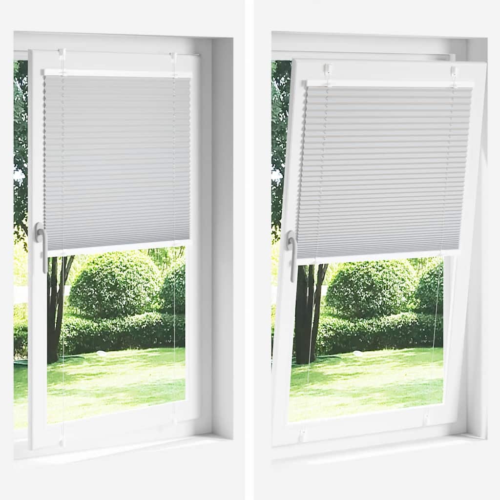 Zwarte Plisségordijn 60X200 Cm Stofbreedte 59,4Cm