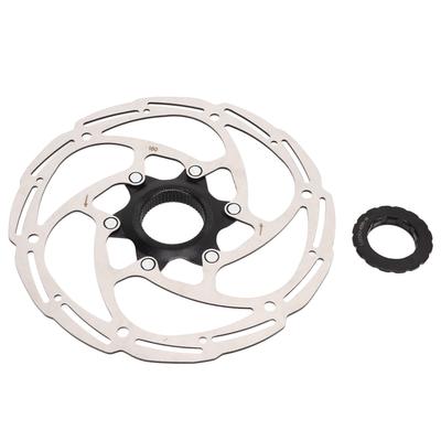 Ocelový brzdový kotouč s uchycením Center Lock pro silniční a horská kola 180 mm