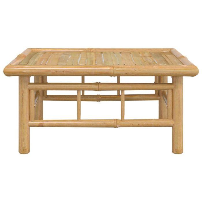 VidaXL Table de jardin 65x55x30 cm bambou 362304