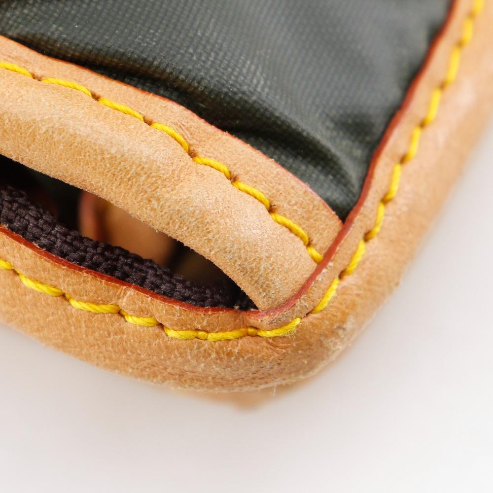 HUNTING WORLD Battling cross Business Bag khaki Polyurethane unisex Used