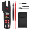 BSIDE DC AC Clamp Meter Electrical Amp Tester Open Jaw Ammeter, Infrared Thermometer with Smart Mode, 9999 Counts Multimeter VFC