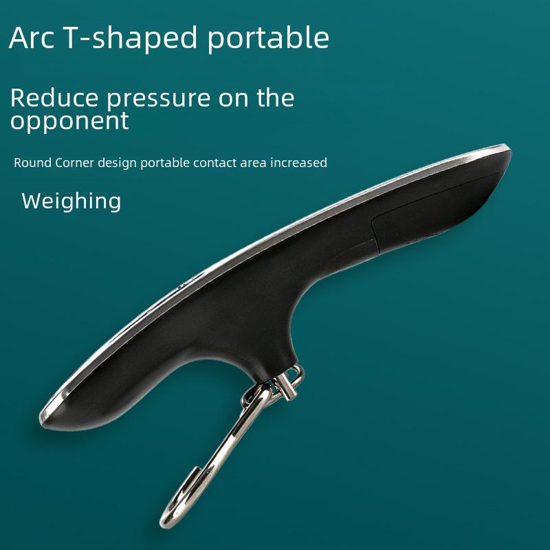 Kompakte Handgepäckwaage - 50 kg Kapazität, tragbarer elektronischer Wiegehaken.