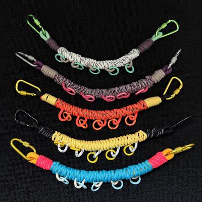 Multi-purpose Hand-woven Backpack Hanging Rope Paracord Outdoor Tactical Extension DIY Modification Handbag Strap Accessories