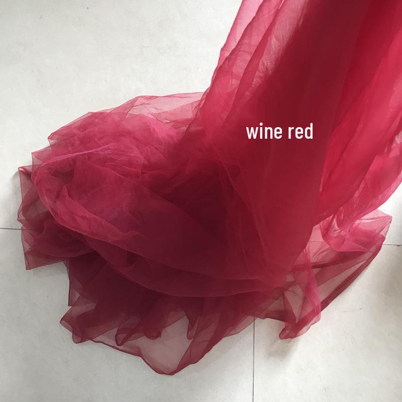Pink Dopamine Gauze Curtain for Wedding, Dessert Table & Photography Decor 1.6m*1m