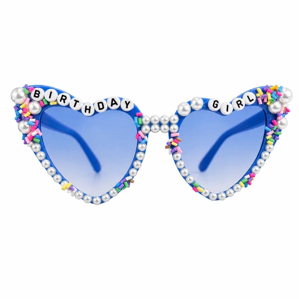 Geburtstagsbrillen für Damen Geburtstagsfeier Geschenke Accessoires Geburtstagskind Geburtstags-Sonnenbrillen für Alles Gute zum Geburtstag