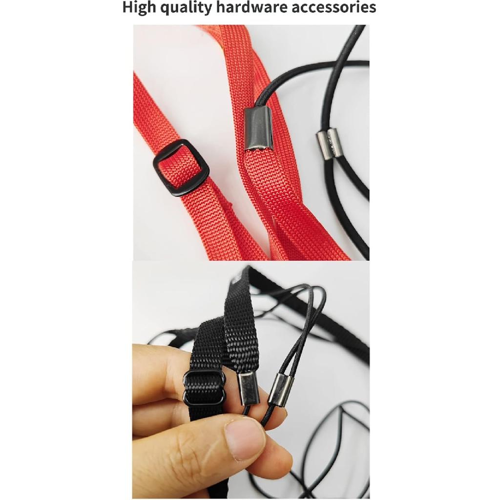 Adjustable Bird Harness with 78.7 Inch Leash, Outdoor Flying Training Rope Kit for Bird Parrots, Parrot Flying Rope Straps Outdoor Training Traction