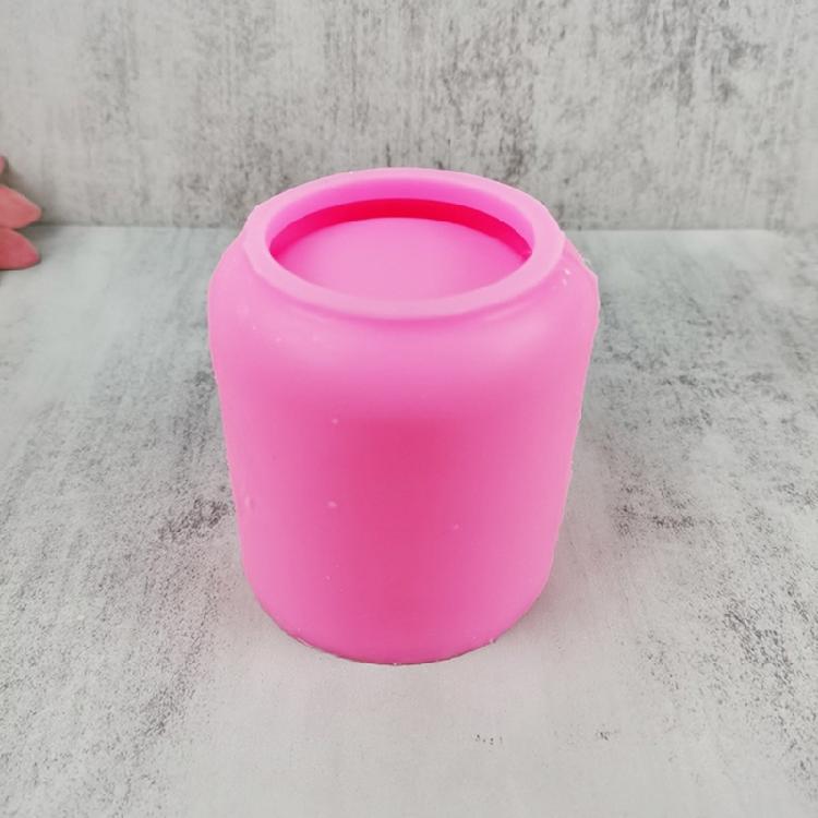 Round Silicone Flower Pot Mold DIY Succulent Planter Pot Mold Gypsum Clay Mold