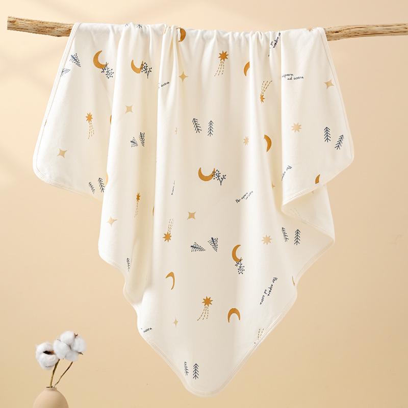 Breathable Pure Cotton Newborn Swaddle Blanket, Thin To Prevent Startle Reflex, Infant Type A.