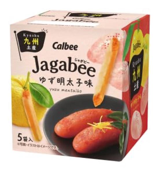 Calbee Jagabee Jagabee Takoyaki Flavor Wasabi Soy Sauce Flavor Yuzu Mentaiko Flavor 3 Types Comparison Assortment 1 Box Each Local Souvenir Souvenir