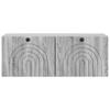 Wall Mounted TV Cabinet Grey Sonoma 78.5 X 31 X 30 Cm