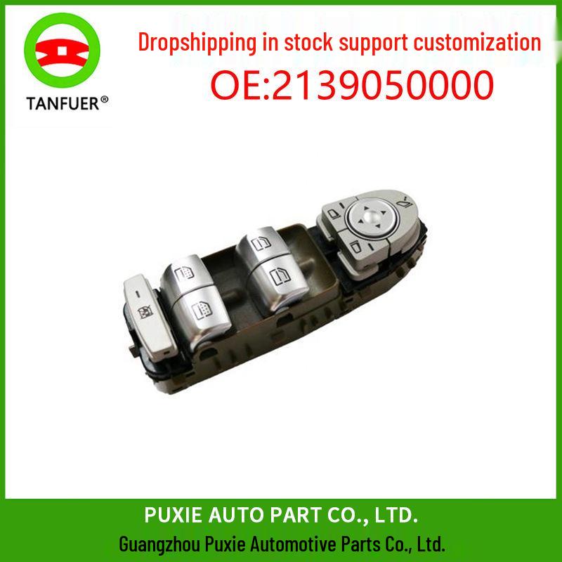 

Black Power Window Switch for Mercedes-Benz W205 (Part 2139050000) Electric