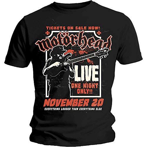 Rockoff Trade Men s Motorhead Lemmy Firepower T-Shirt, Black, Medium S