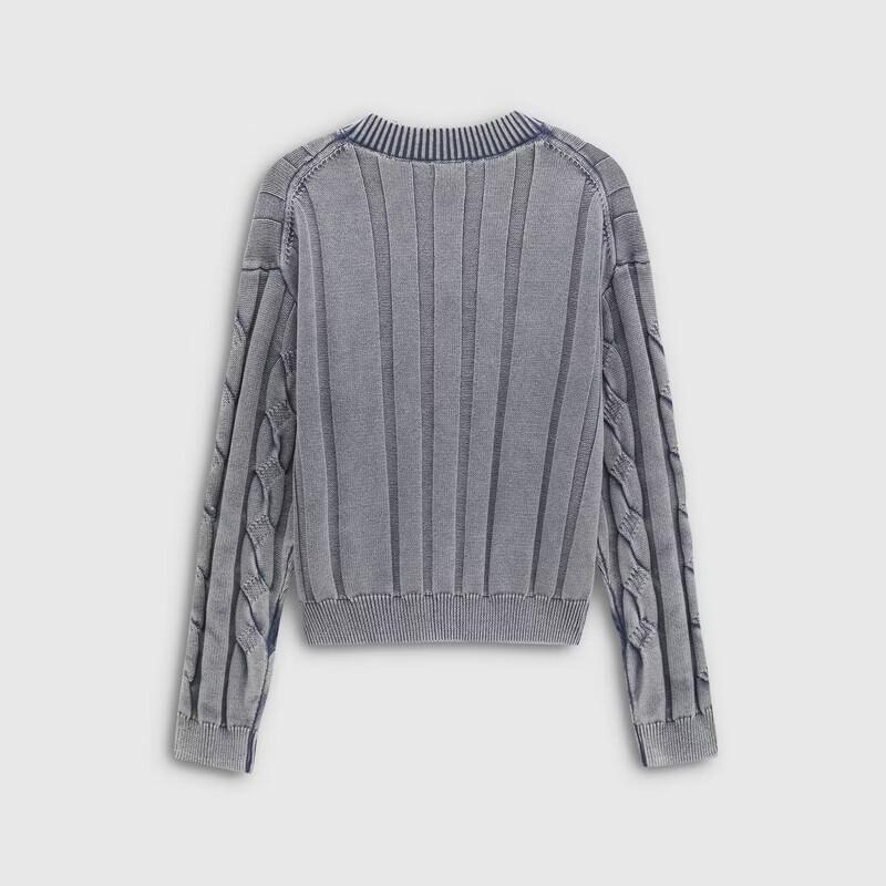 GAP Women's Cotton Cable Knit V-Neck Cardigan