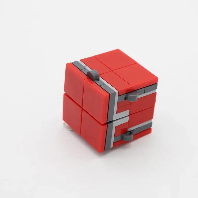 Building Block Bricks Toy Puzzle Smart Fidget Magic Cubes Spinner Fingertip Technical Assembling New Intelligence Toys