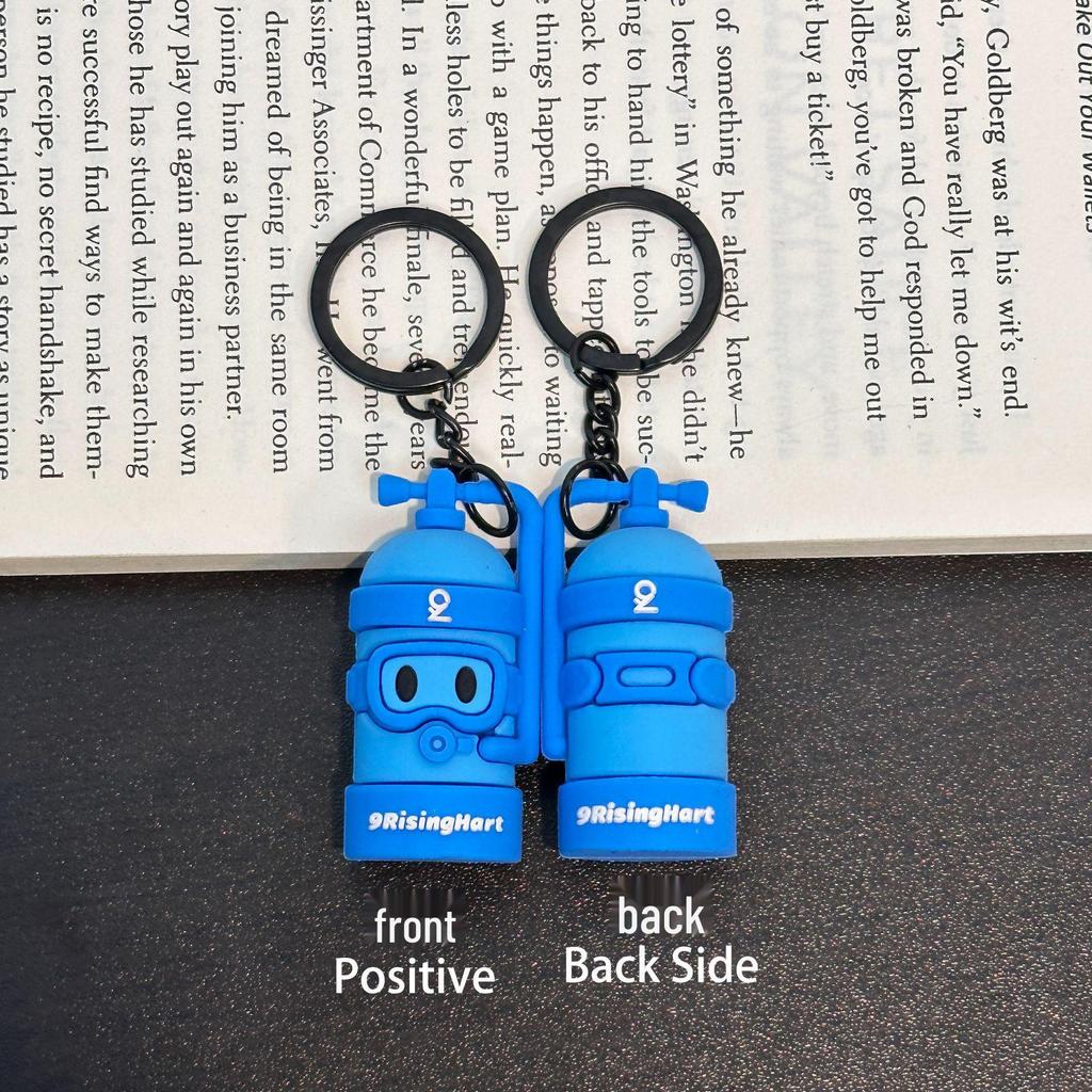 Miu Series Mini Barbell & Dumbbell Plate Keychain Bag Charm