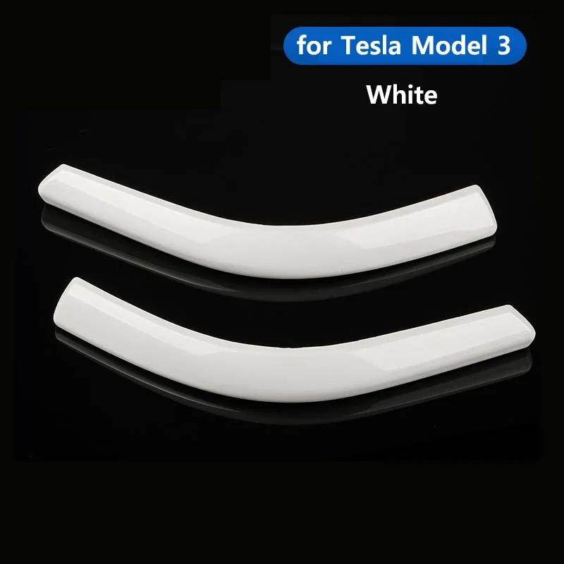 2PCS for Tesla Model Y Juniper 2025 Model 3 Highland Rearview Mirror Protector Edge Protection Buffer Trim Strip Anti-collision