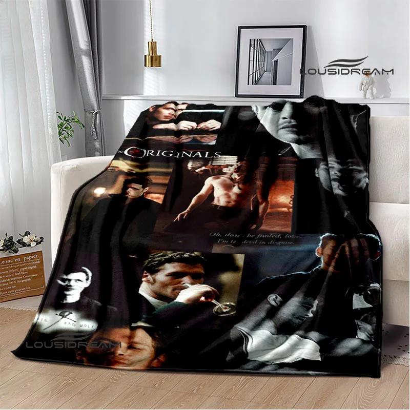 Die Originale Klaus Mikaelson bedruckte Decken Warme Flanelldecken Weiche und bequeme Bettwäsche Geburtstagsgeschenk