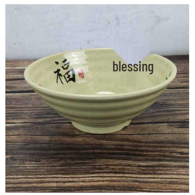 Thickened Drop-Resistant Melamine Ramen Bowls