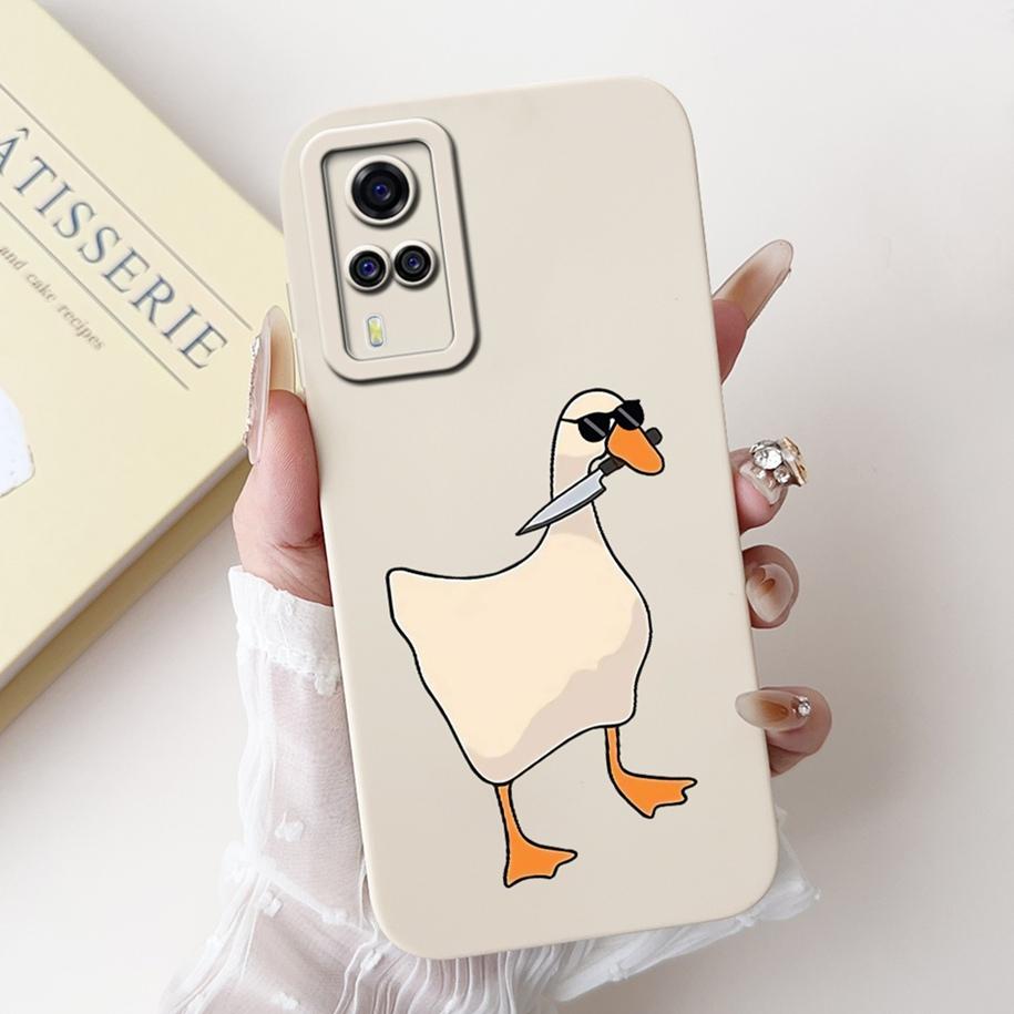For Vivo Y51 2021 Case V2030 Cover Cute Fashion Space Cartoon Soft Silicone Matte Funda For Vivo Y31 2021 Y51A Y51s Y53s 4G Capa