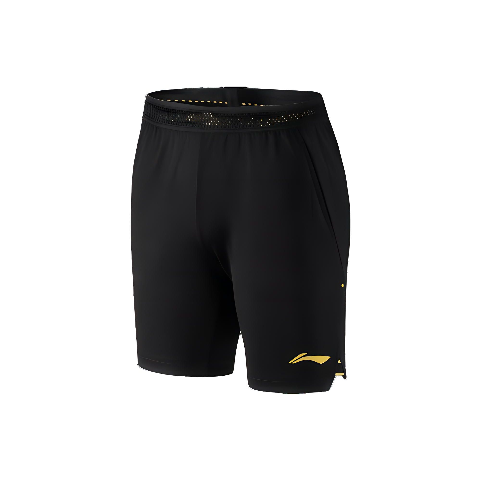 

Li Ning Серия Бадминтон Однотонные Шорты Спортивные Шорты Прямого Кроя Средней Посадки Унисекс Черный AAPT567-4 XXL