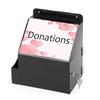 B03B-Donation Box With Lock With Side-Pocket Collection Boxes For Voting Locking Suggestion Mailbox For Fundraising, Voting Box