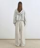 INSILENCE WOMEN Color Block Sweatpants Ash Beige