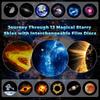 Astronaut Galaxy Projector, Star Projector with 12 Space Films, Planetarium Projector Night Light Ceiling Nebula for Kids Gifts