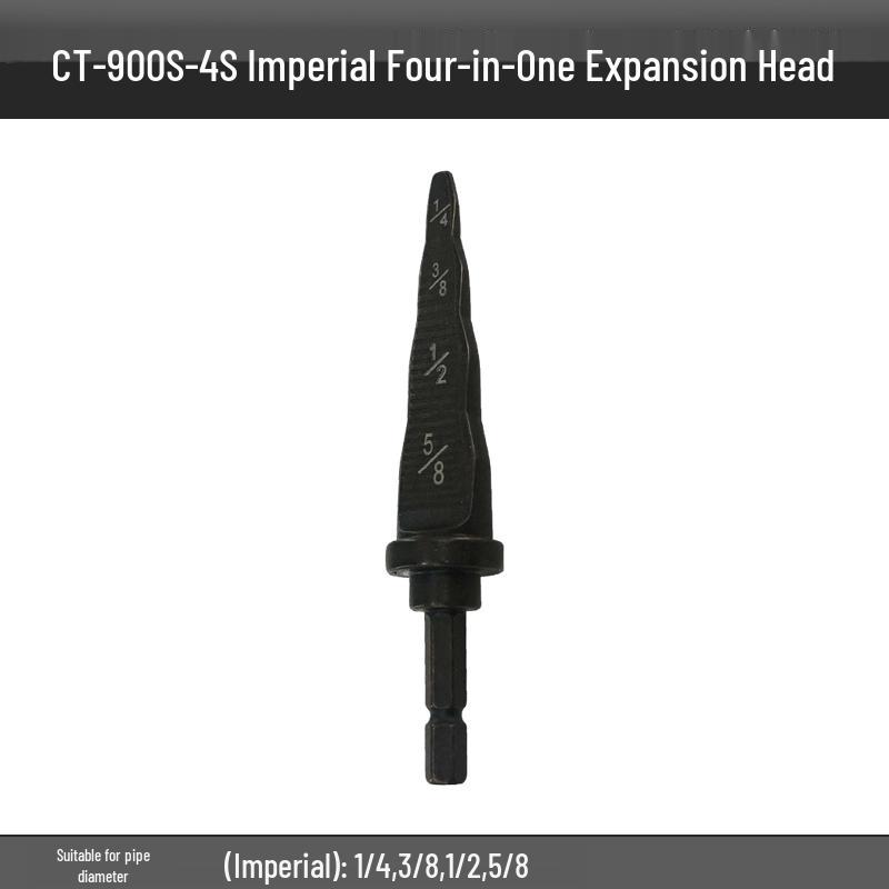 Electric Copper Tube Expander & Flaring Tool for Air Conditioners - Drill Bit & Hole Punch Refrigeration Tool