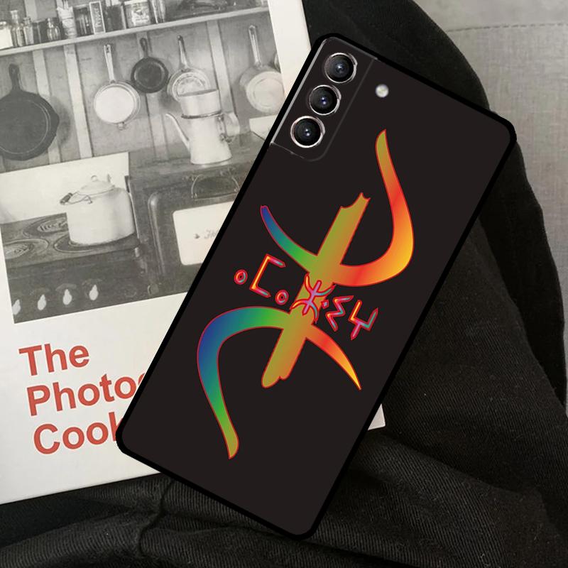 Amazigh Berber Symbol Phone Case For Samsung Galaxy S24 Ultra S22 S23 S20 S21 S24 FE S9 S10 Plus Note 10 20 Ultra