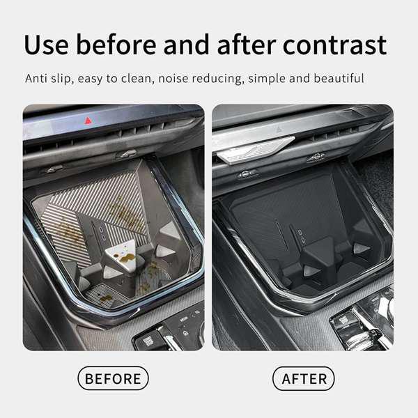 

Wireless Charging Cup Holder & Non-slip Dustproof Mat for 25 Left-hand Drive BMW X3 Models None