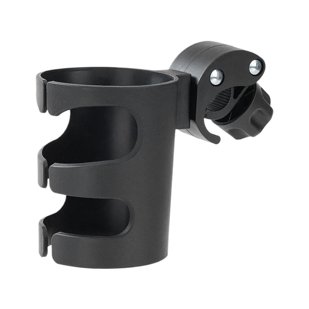 Adjustable Clamp‑on Cup Holder Universal Bike Stroller Water Bottle Holder Durable Plastic Drink Holder for Baby Stroller Bicycl