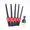6Pcs Car Detailing Brush Set Fiber Cleaning Brush For Cleaning Wheels Dashboard Air Vent Engine Interior Exterior Wash Kit