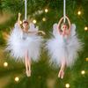 Cute Christmas Ballet Girl Pendant Gauze Skirt Dance Theme Christmas Tree Pendant Handmade Ballet Princess Hanging Ornament
